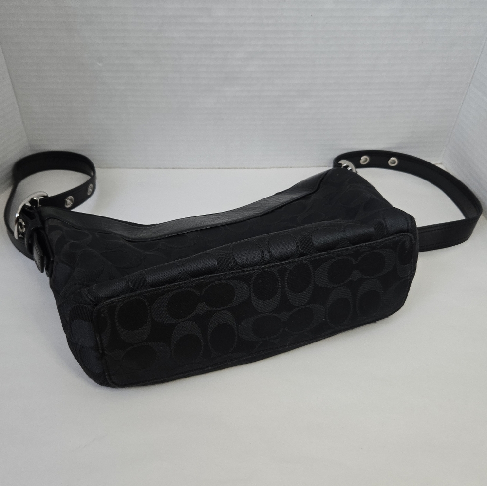Coach Black Signature Crossbody Bag - Picture 14 of 16